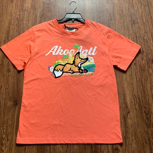 AKOO Graphic T-Shirt Short Sleeve Size Men’s Large NWT - Picture 1 of 7